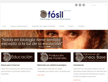 Tablet Screenshot of fosil.org